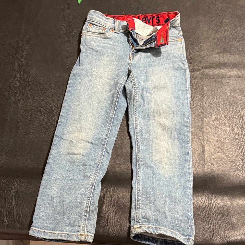 Boy Levi's Classic Light Blue Straight Jeans